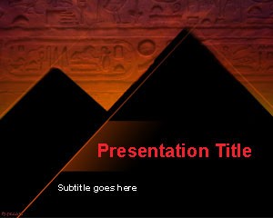 دانلود رایگان تم پاورپوینت Hieroglyphic 