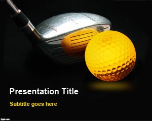 دانلود رایگان تم پاورپوینت Golf Club