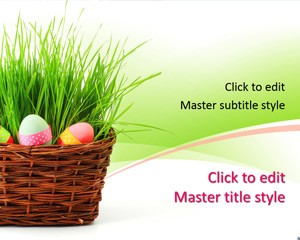  دانلود رایگان تم پاورپوینت Free 2015 Easter Eggs 