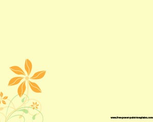 دانلود رایگان تم (قالب پاورپوینتSimple Flower PPT )