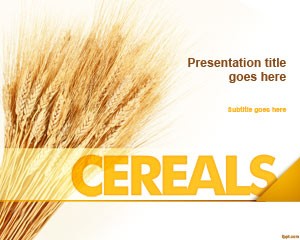 دانلود رایگان تم (قالب پاورپوینت Cereals )