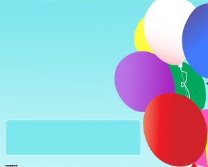 دانلود رایگان تم (قالب پاورپوینتColorful Balloons PPT )