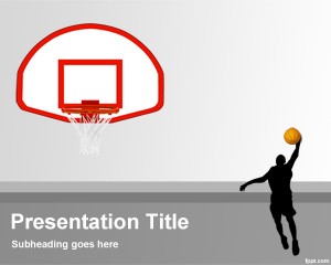 دانلود رایگان تم (قالب پاورپوینتBasketball Background)