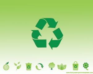 دانلود رایگان تم (قالب پاورپوینتGreen Recycling)