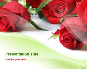 دانلود رایگان تم (قالب پاورپوینتRomantic Roses)