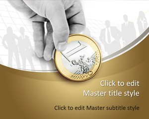 دانلود رایگان تم (قالب پاورپوینتFree 1 Euro Coin)