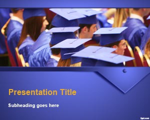 دانلود رایگان تم (قالب پاورپوینتGraduation Ceremony)