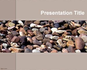 دانلود رایگان تم (قالب پاورپوینتBeach stones)