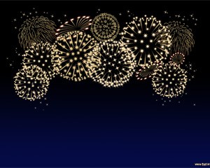 دانلود رایگان تم (قالب پاورپوینتCelebration Fireworks)