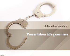 دانلود رایگان تم (قالب پاورپوینتHandcuffs)